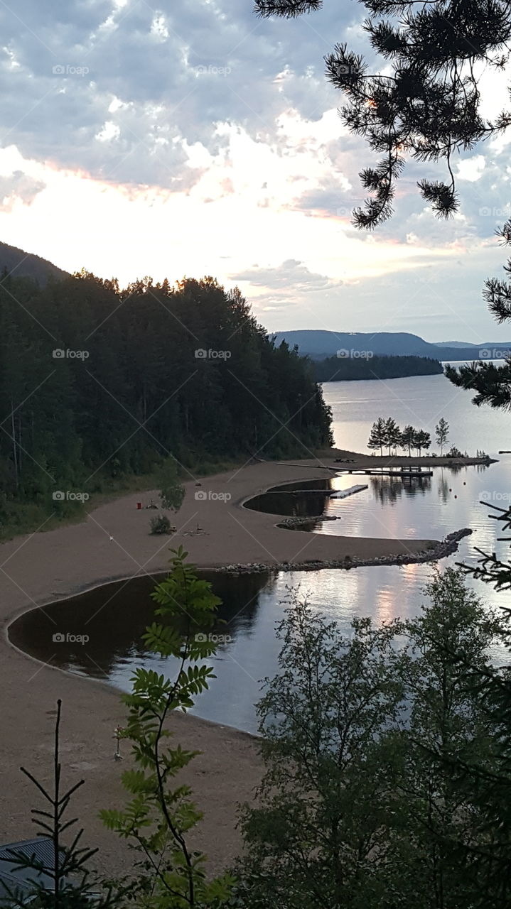 Landscape view from Orbaden spa