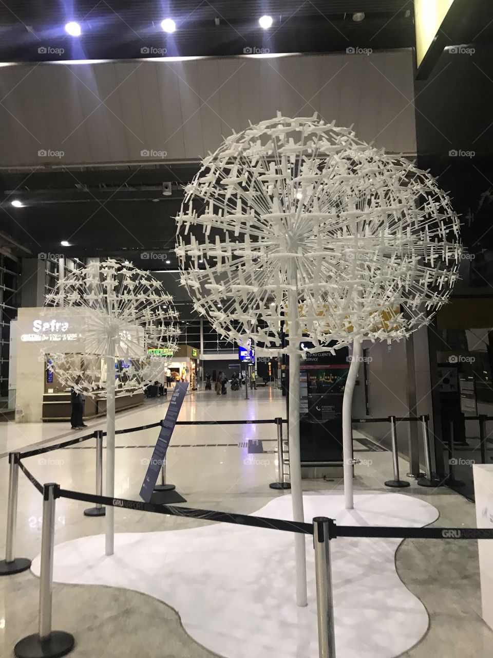Inside Garulhos Airport In São Paulo - Brazil 
