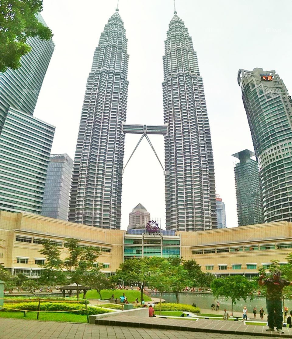 This Petronas twin tower is well known as one of the tallest building among the tourists, which is a must to visit by them.