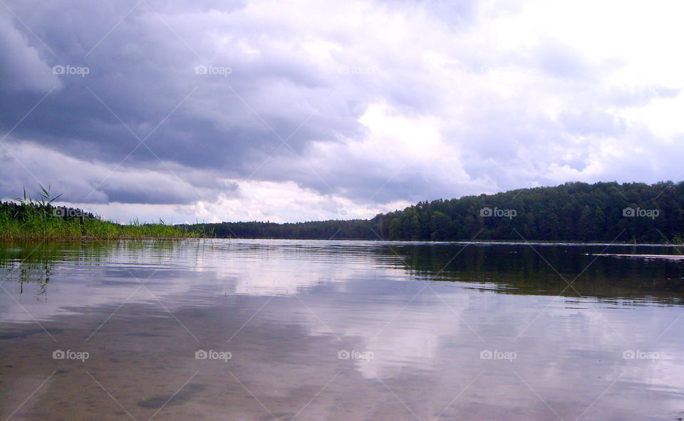 Beautiful small lake in Poland