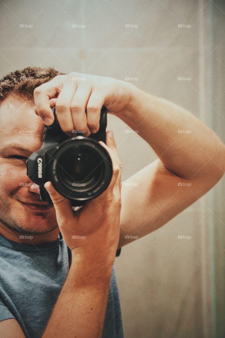 Photographer reflection 