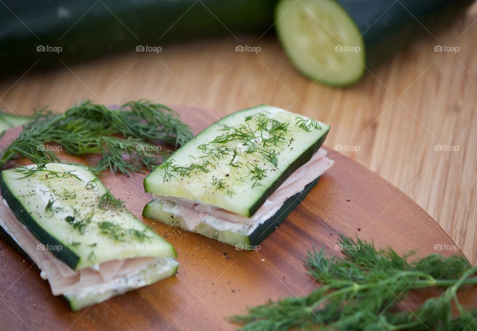 Cucumber Turkey Sandwich 