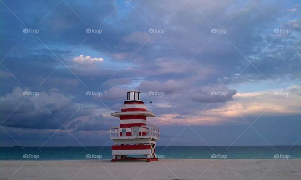 Lifeguard lighthouse
