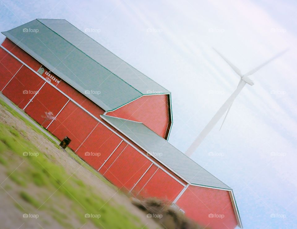 Michigan farm and red barn