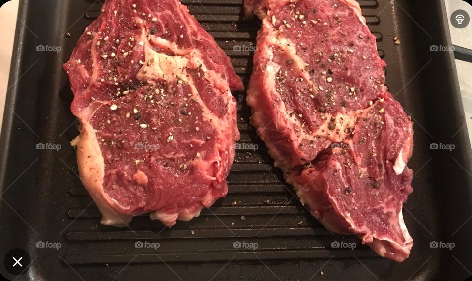 Steaks for dinner tonight.