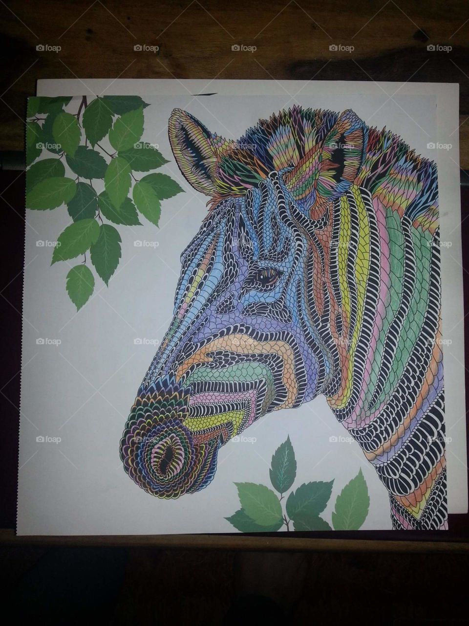 My zebra painting