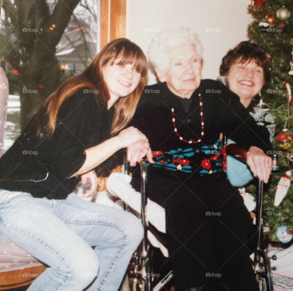 3 generations. Me, my grandma & my mom. 