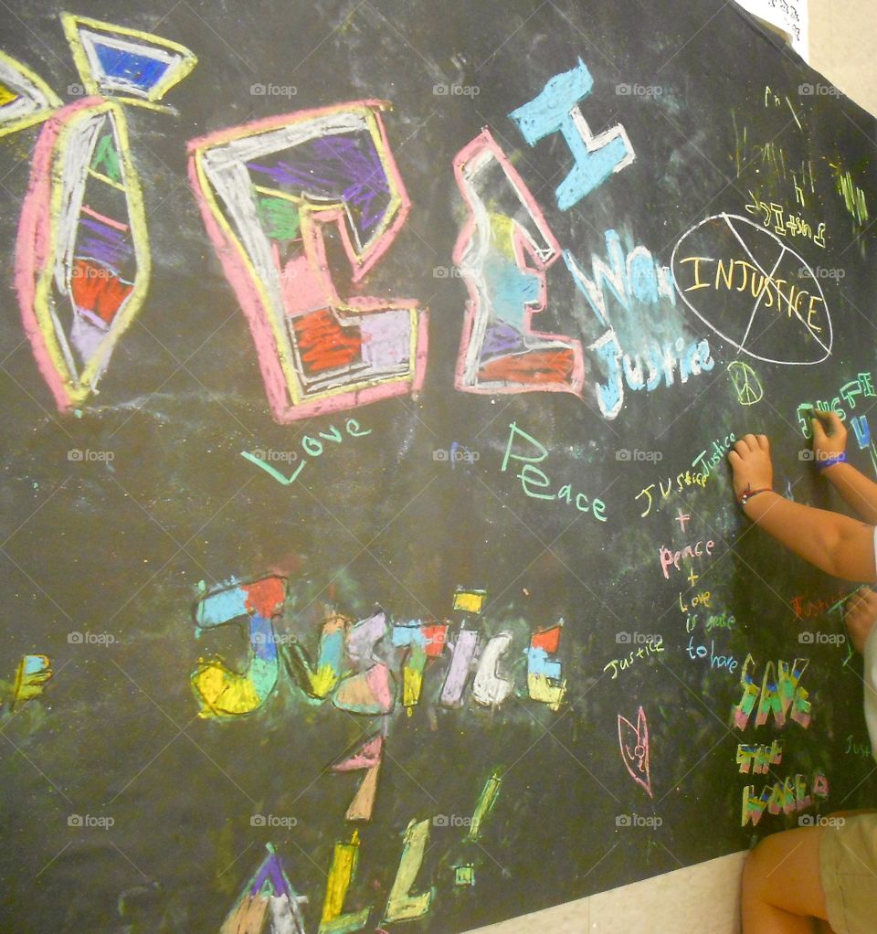 Classroom group mural project