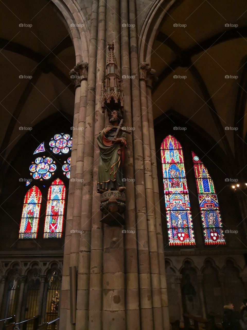 Stained Glass, Church, Monument, Religion, Freiburg, Germany