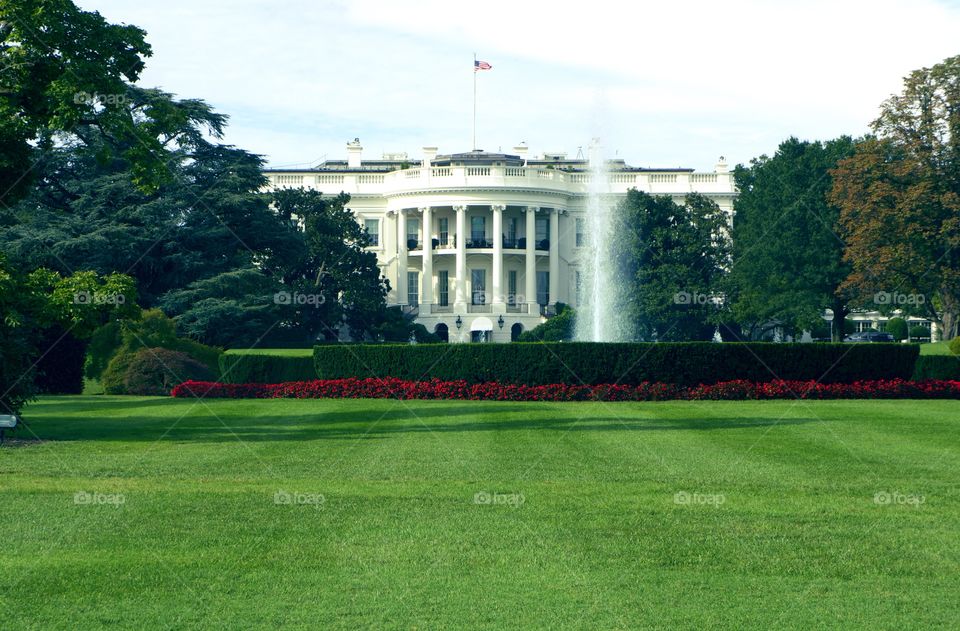 White House. Soon to be rare photo of the White House before the new security barriers. 