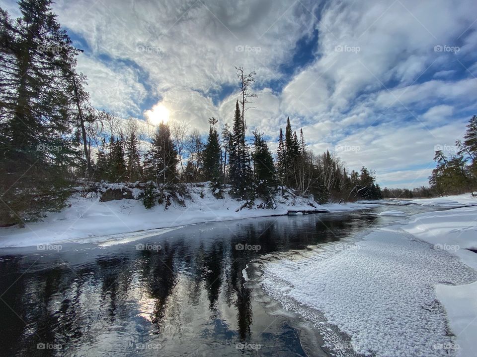 Winter scenery 