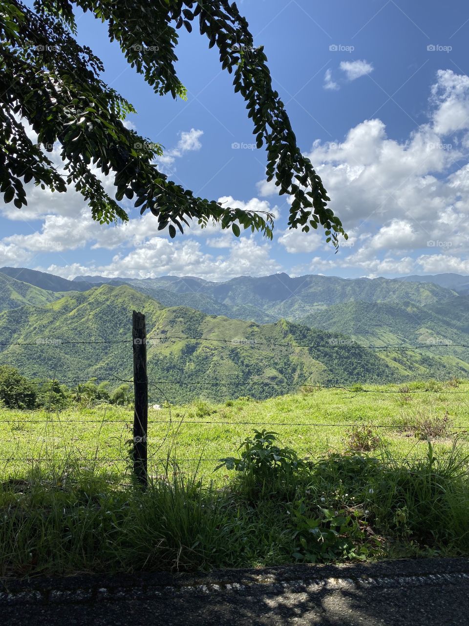 A beautiful view of the mountains of Puerto Rico! 