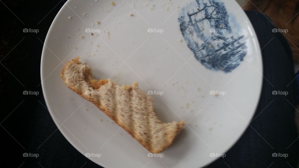 left over toast