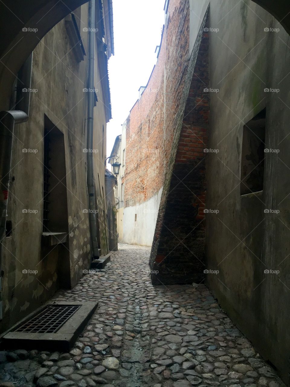 Narrow streets of Lublin