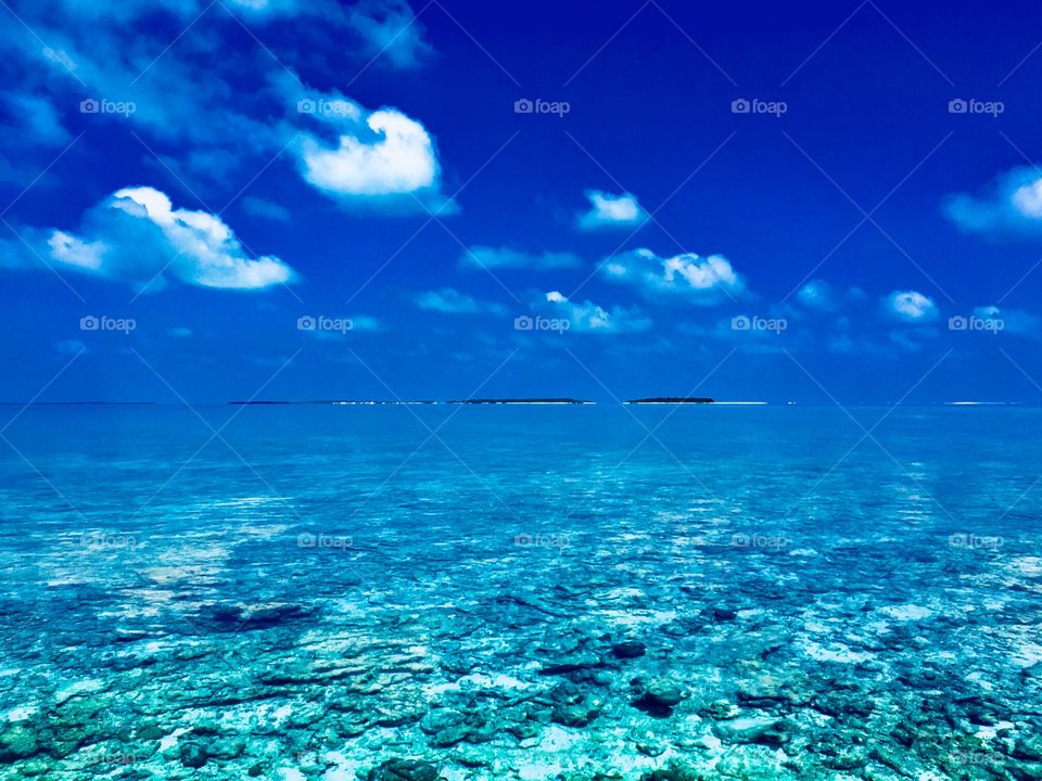 Clear water maldives