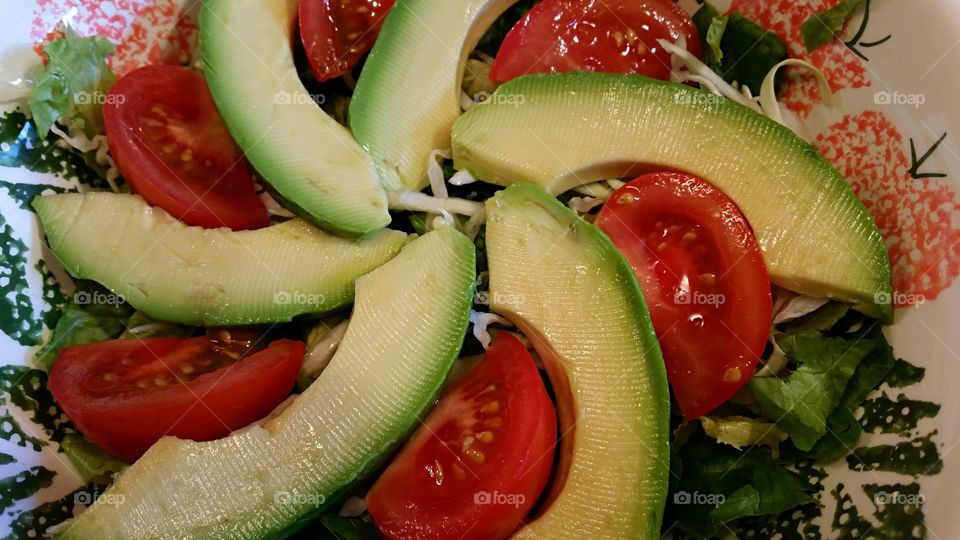 Garden Salad with local ingredients