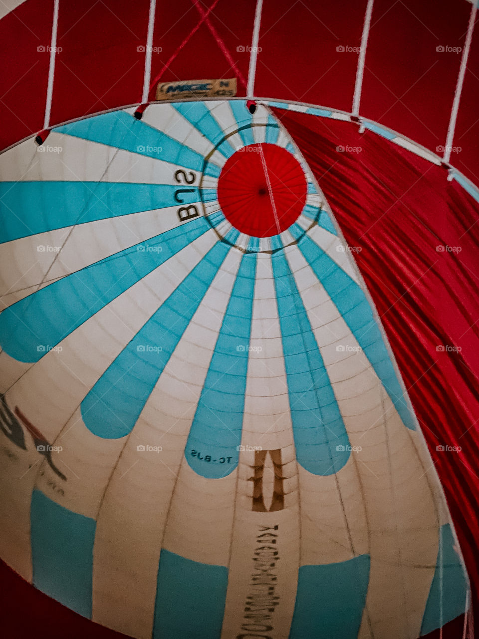 Inside balloon 