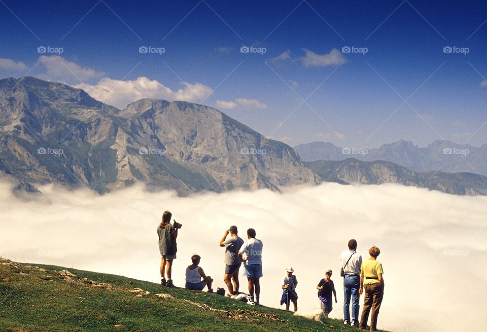 Pyrenees. Cloud