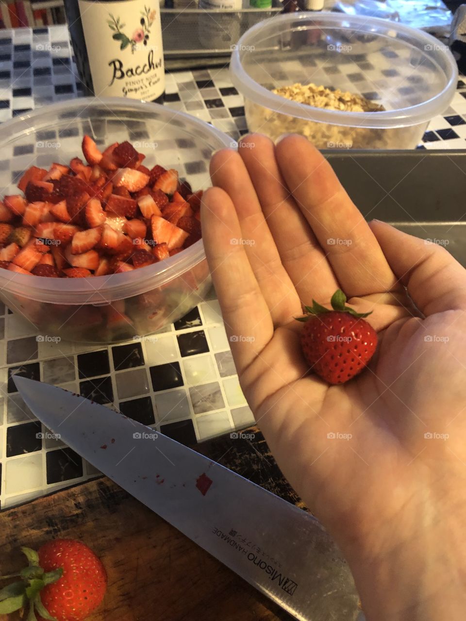 Strawberry baking