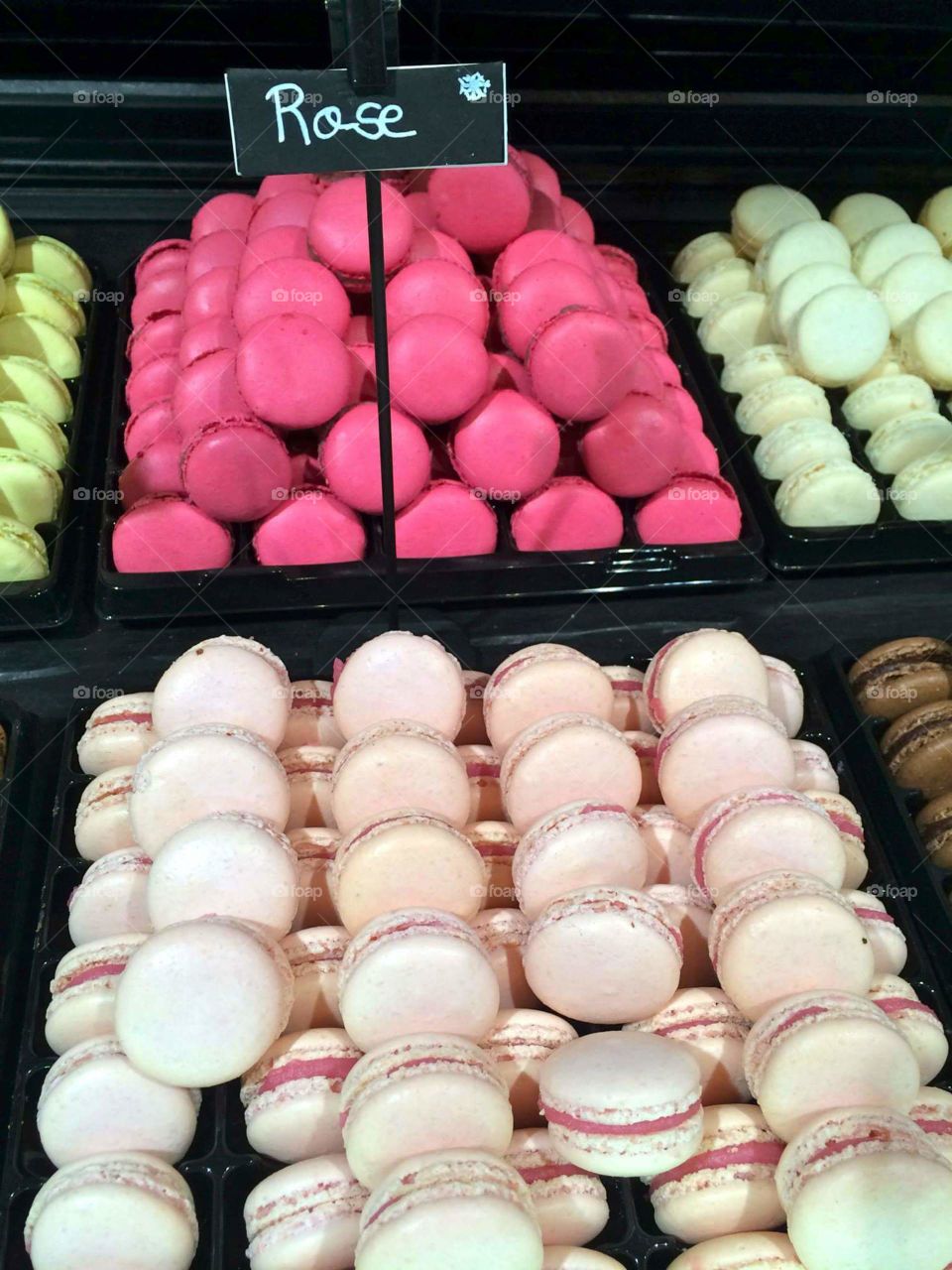 Pastel Paris French macarons on the streets of Paris 