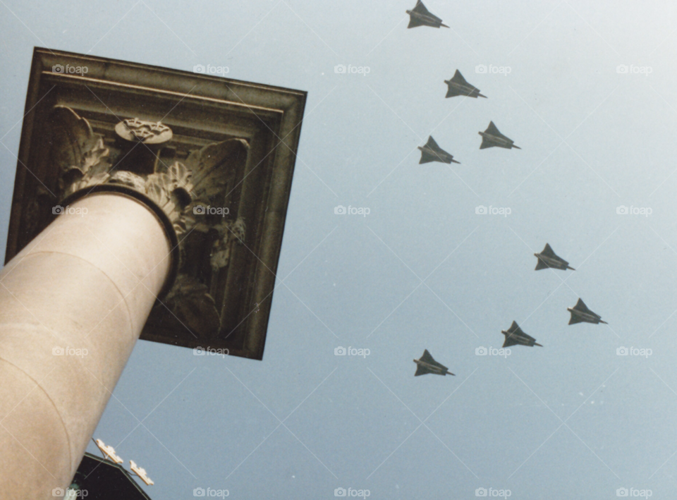 stockholm statue aircraft city hall by MagnusPm