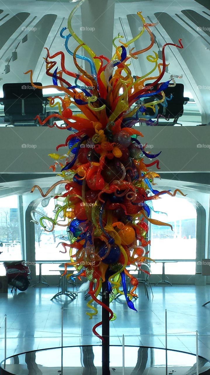 Spectacular Swirls. Dale Chihuli Glass Sculpture 