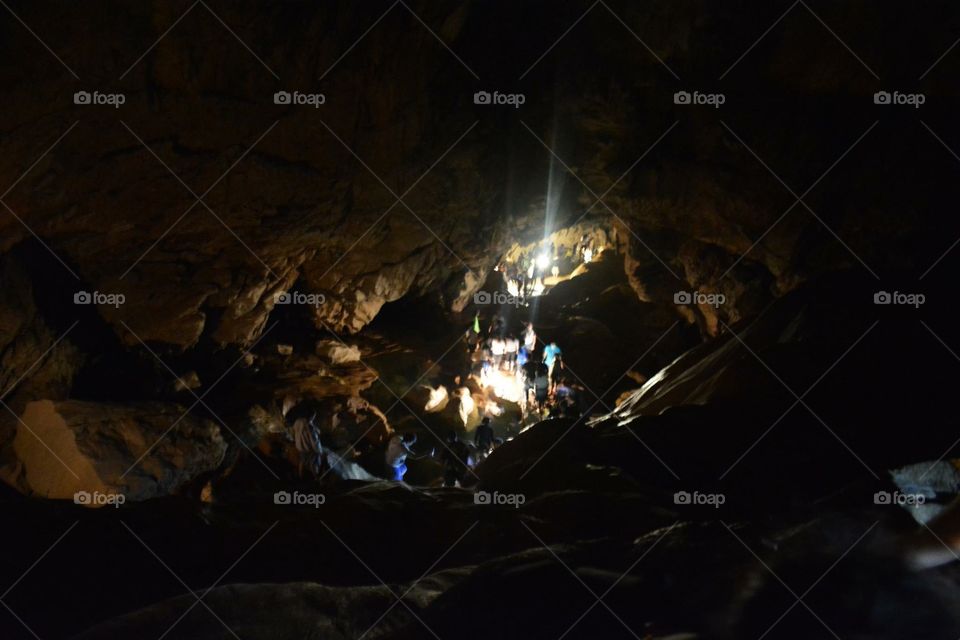 Inside the most visited cave in sagada mt. province calles SUMAGING CAVE. Most loved not only by the locals but also by other nationalities