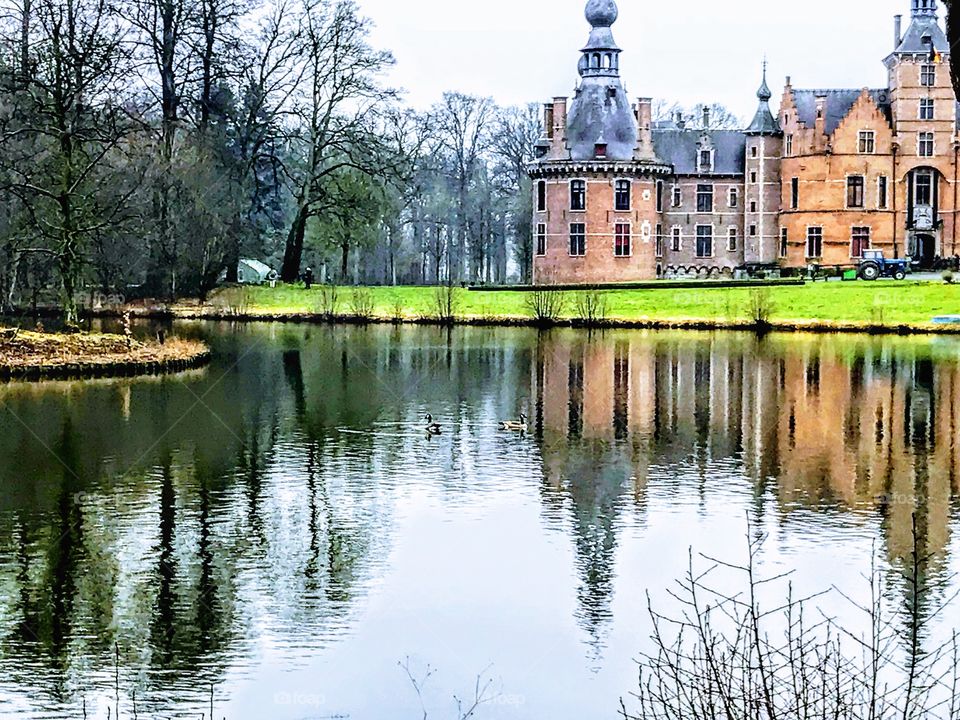 Castle of Hooidonk near Ghent, Belgium