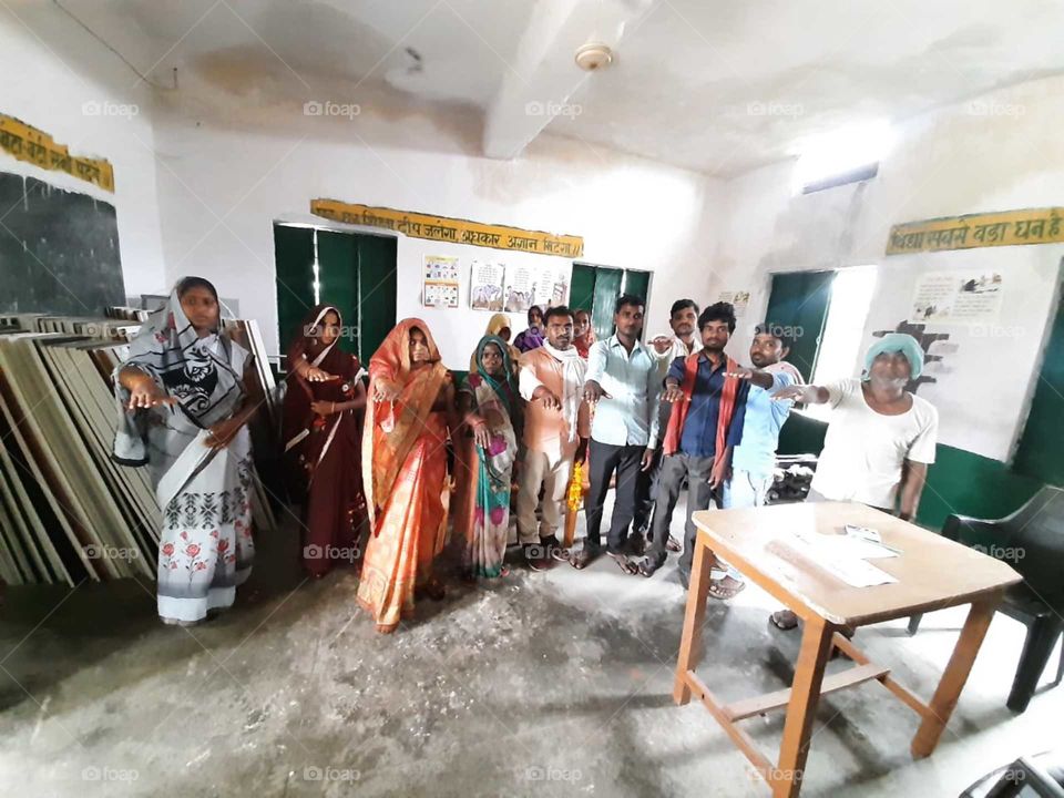 Pradhan Swear UP India Nice Look