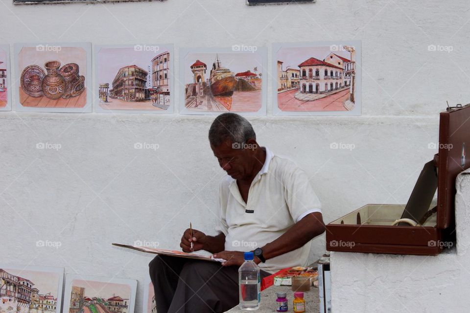 Panamanian street artist