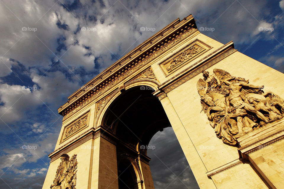 france paris europe arch by robert_villena