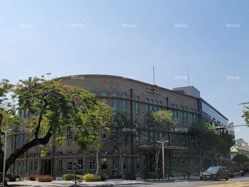 Chiayi Art Museum.It used to be the Tobacco and Alcohol Sales Bureau.Built in 1936 (Showa 11).Three-storey building in an eclectic style
Renovation of monuments