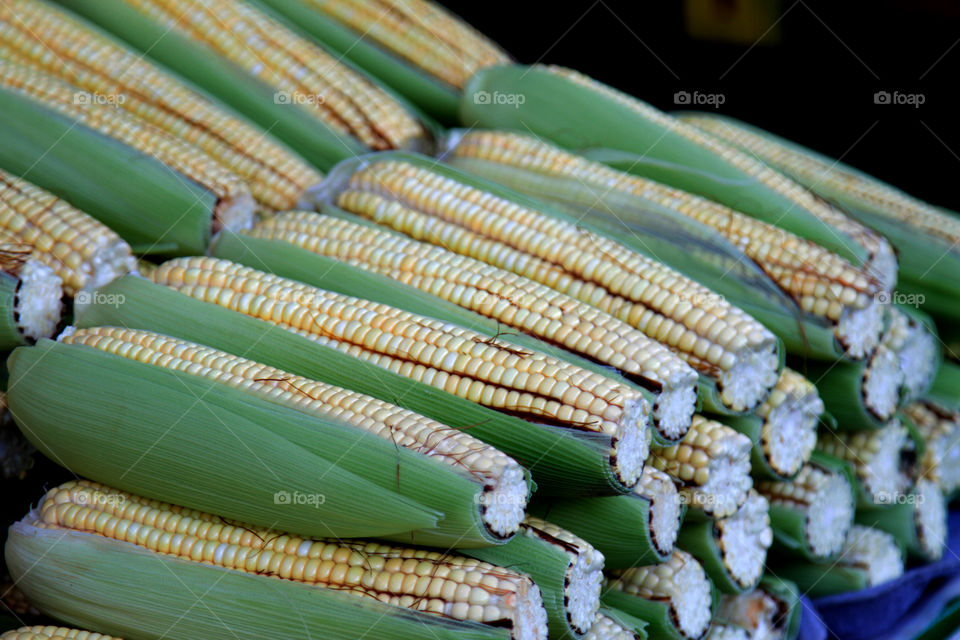 Corns at market for sale