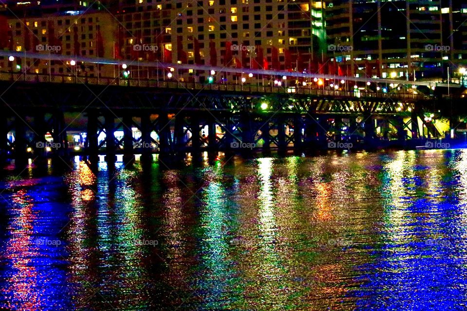 City Lights. Darling Harbour, Sydney 