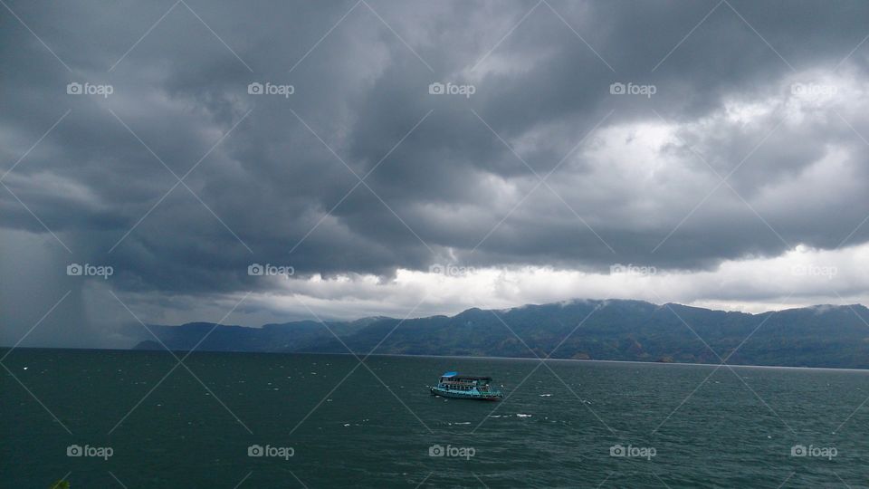cloudburst @Toba Lake