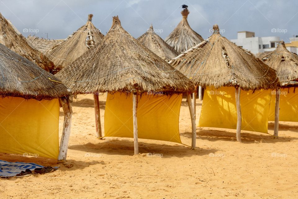 Cabanas, Yoff Beach, Dakar