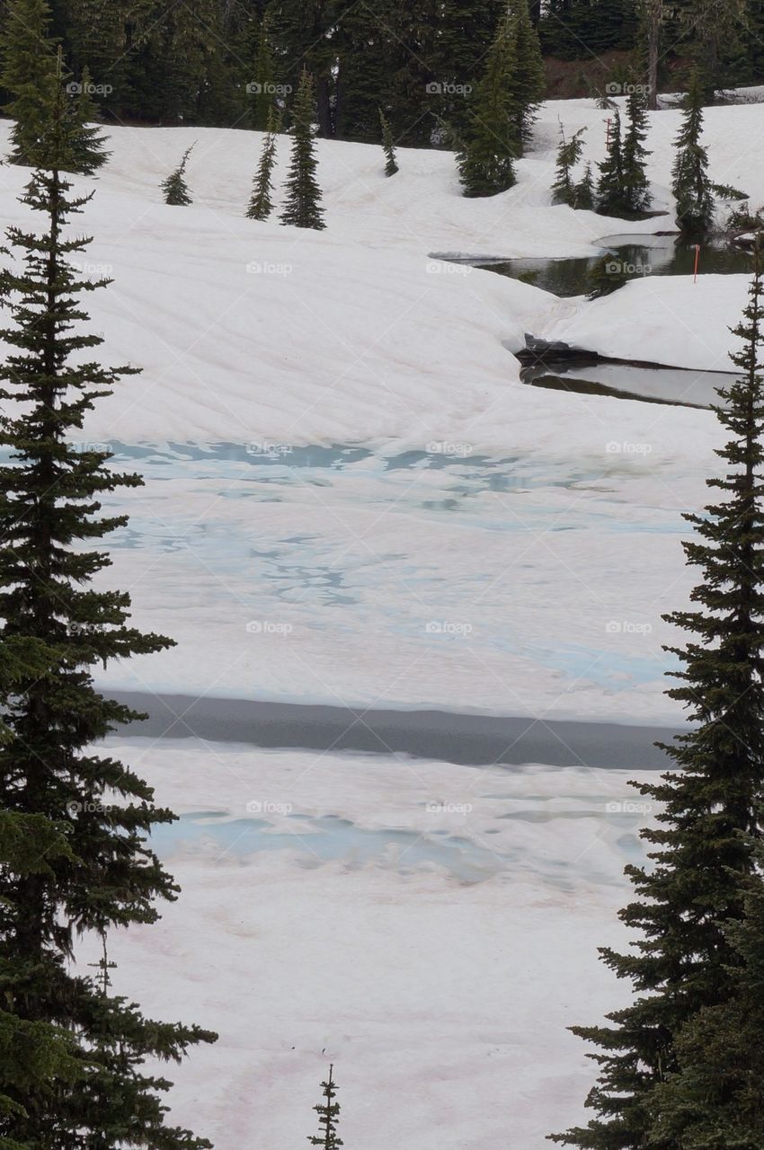 Icy river