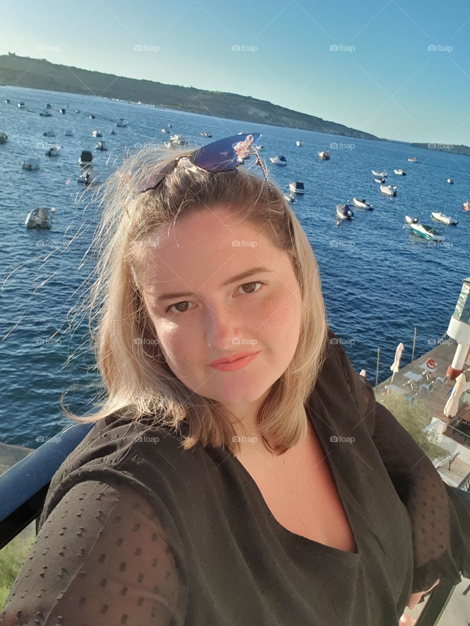 view from the balcony