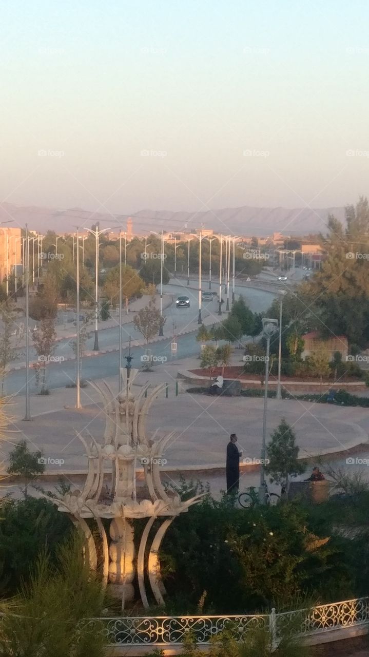 A view of the city of Ain Sefra, Algeria