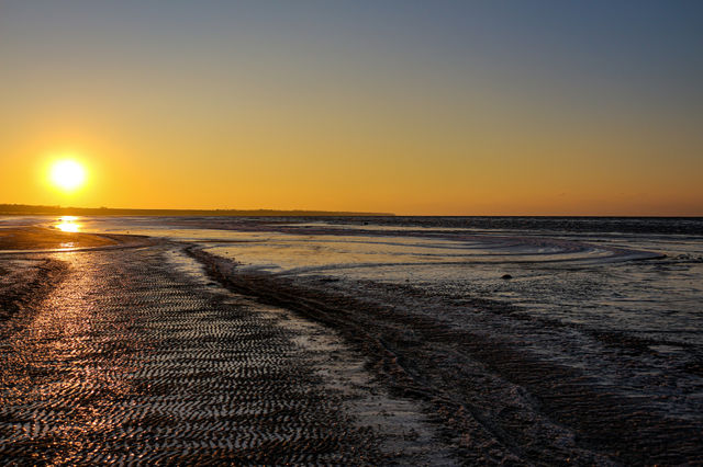 The sea shore in ice