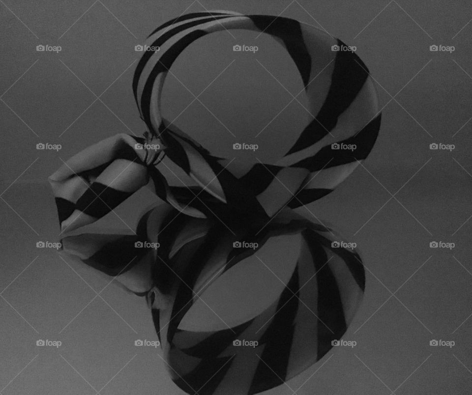 Abstract photo. Monochrome. Experimenting with stripes, patterns and reflections. 