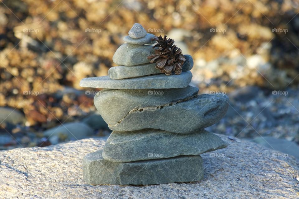 Cairn with cone