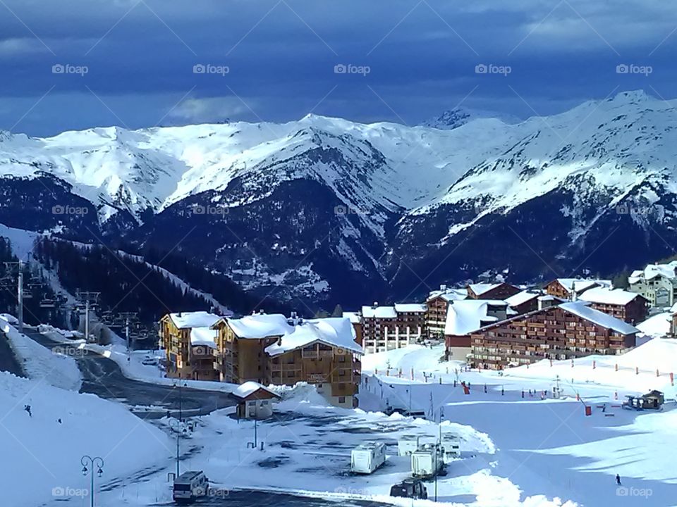 French Alps La Plagne