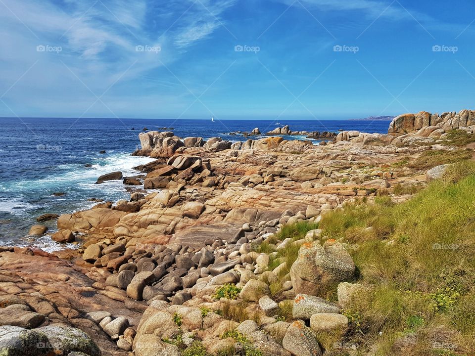 Rugged coastline