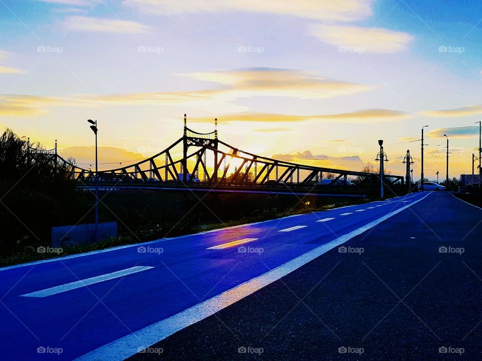 blue bike trail