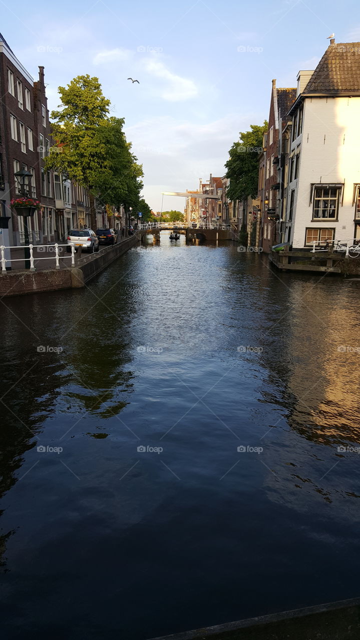 Canal Alkmaar The Netherlands