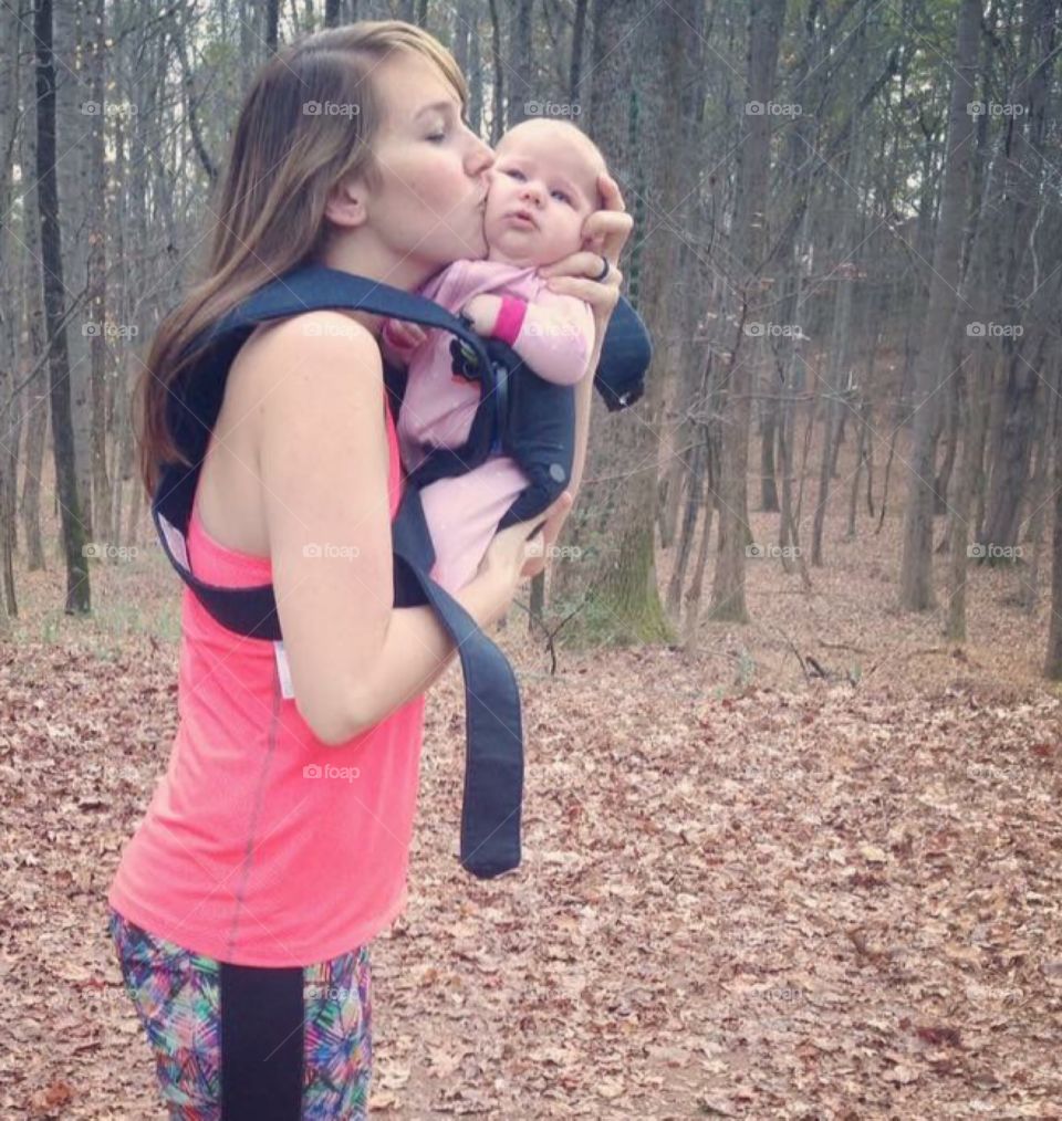 Kisses and hiking 