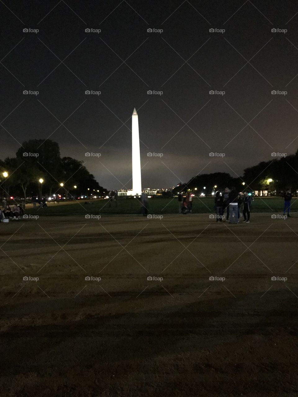 Washington Monument at night, Washington, DC