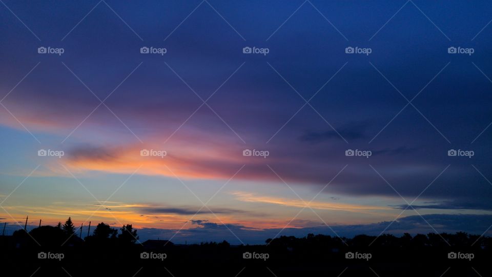 landscape and sky shot. Located in Namaka Alberta
