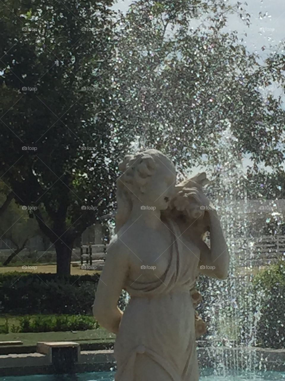 Fountain outside Casa de Shenandoah
